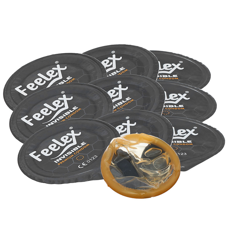 Bao cao su Feelex Invisible hương vani, siêu mỏng 52mm hộp 10 cái - 9